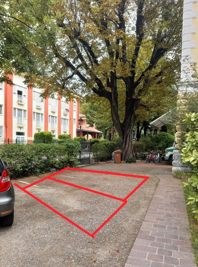 5-Zimmer-Appartement In Historischer Privatvilla, Meran Zentrum, Kostenloser Parkplatz Eksteriør billede