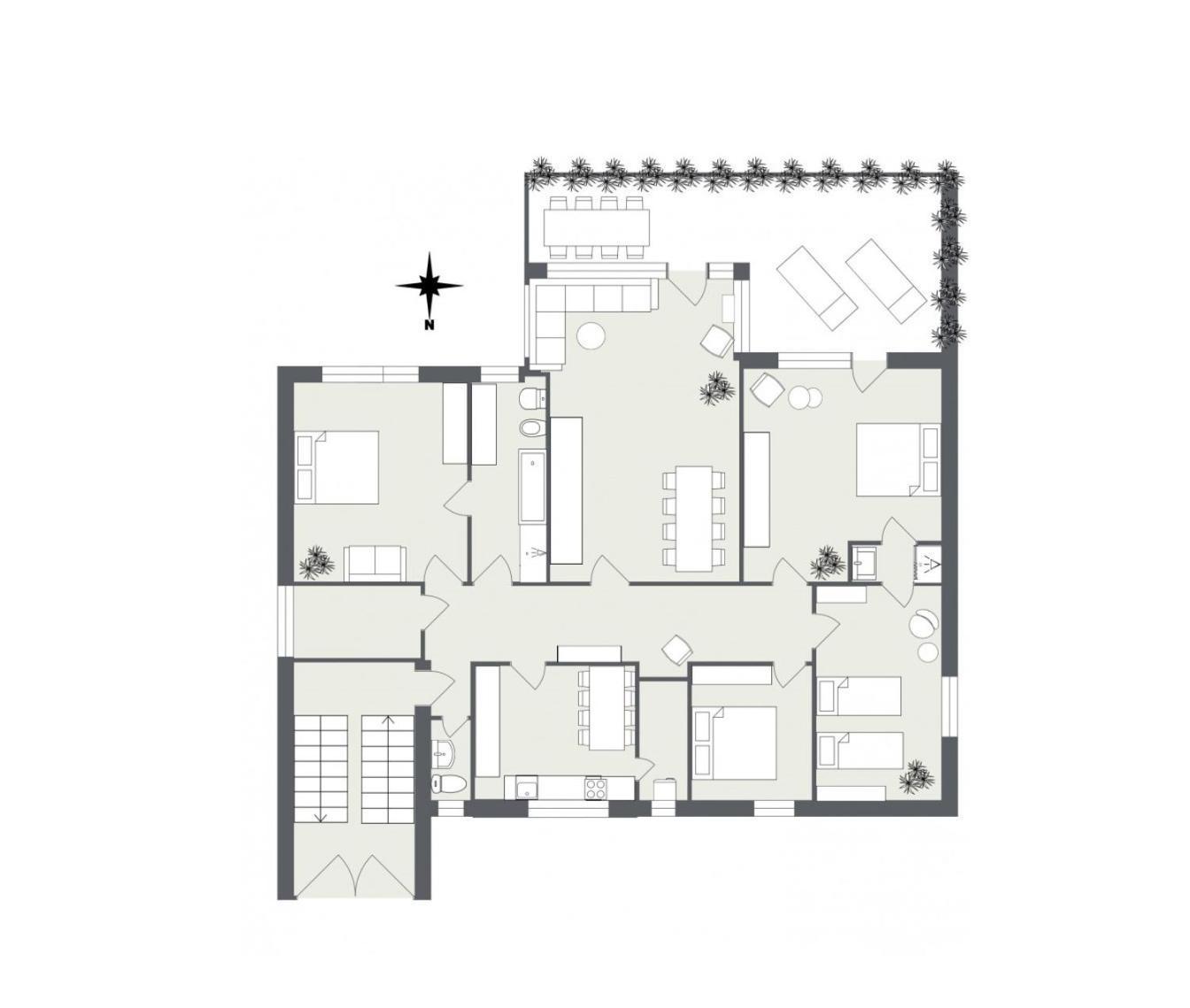 5-Zimmer-Appartement In Historischer Privatvilla, Meran Zentrum, Kostenloser Parkplatz Eksteriør billede